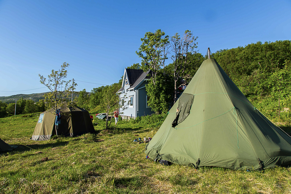 The location is now a campsite which you can stay at when planning in advance (c) Tine Hagelin