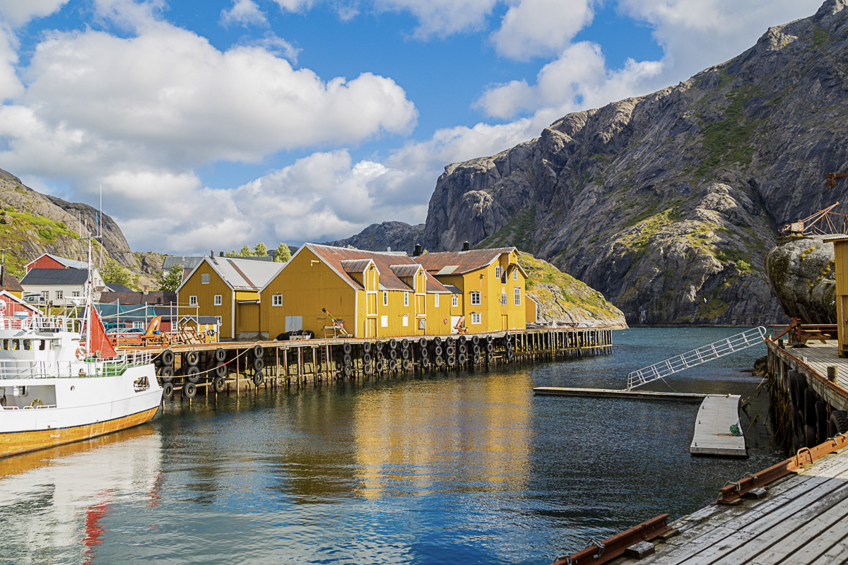 Fishing village in Lofoten