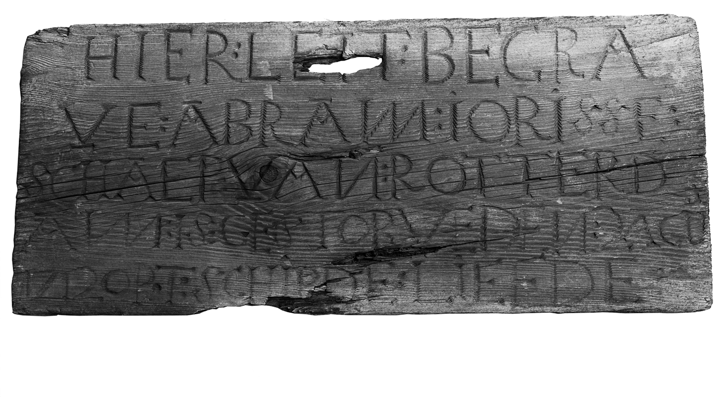 Inscription from the rich whaling period of the 17th C. © Guri Dahl/Svalbard museum