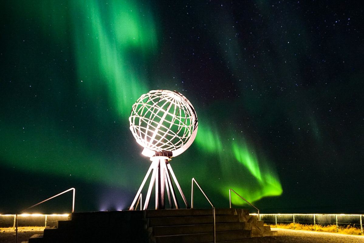 Northern Lights at the North Cape © Knut Hansvold