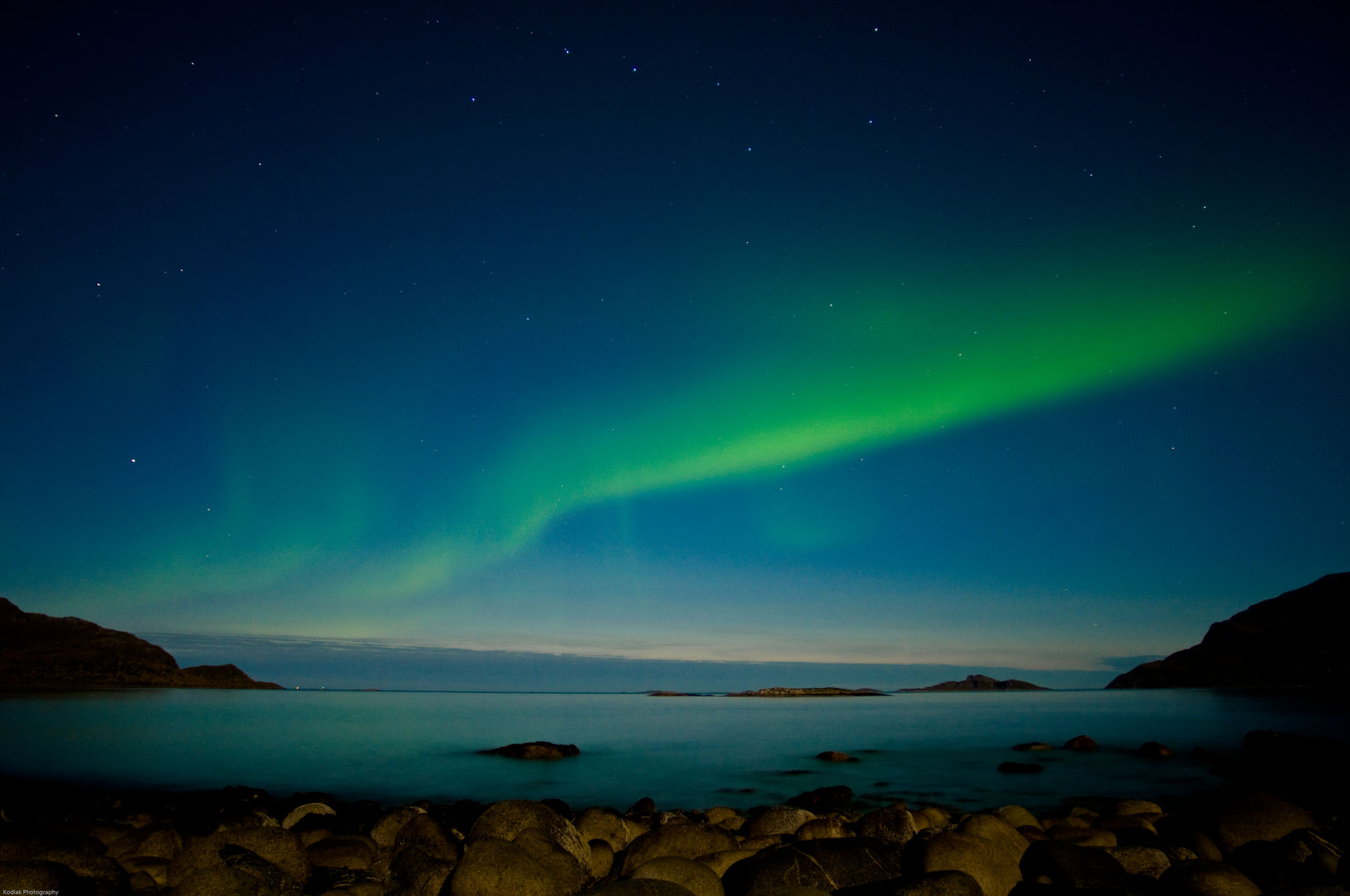 Nordlys på Sommarøy © Gaute Bruvik