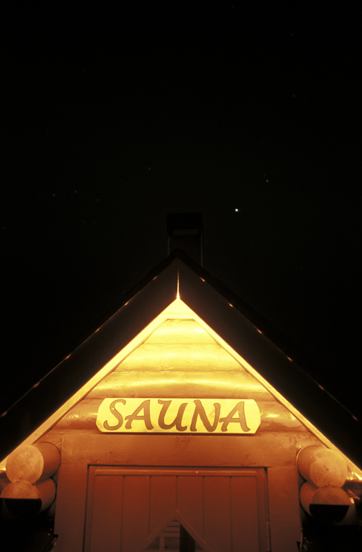 Sauna is part of anything Finnish © Trym Ivar Bergsmo