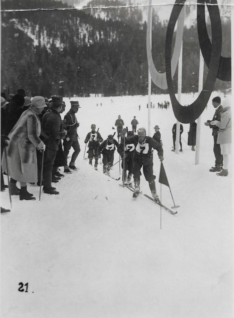 Ole Reistad under OL i St Moritz i 1928