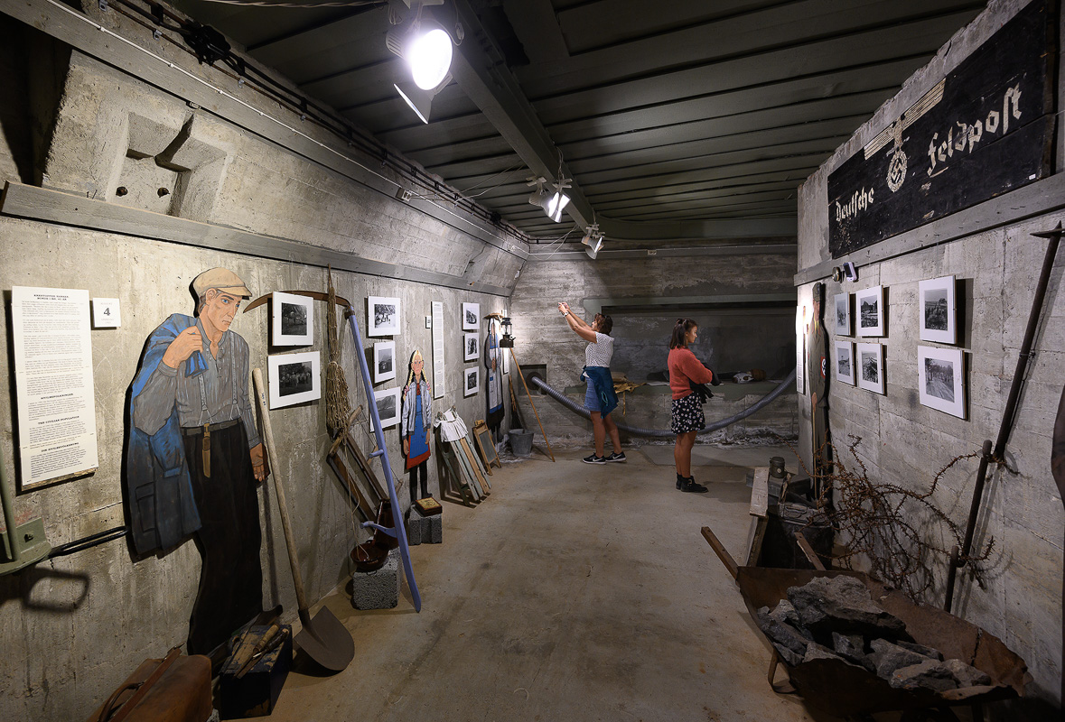 The bunker halls have been turned into exhibits © Ernst Furuhatt/Nordlandsmuseet