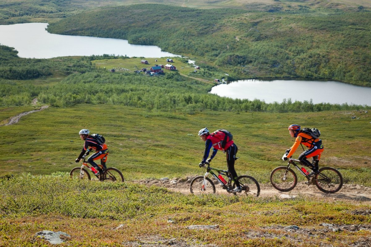 The terrain includes uphill stretches onto the plateau © OffroadfinnmarkLosvar