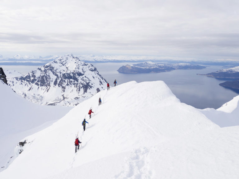 Folk på Topptur i Narvik og Harstad regionen
