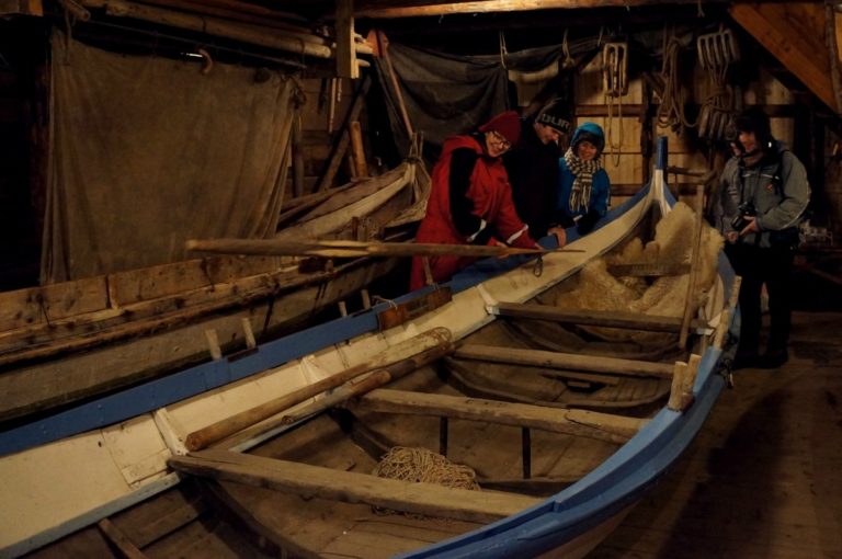 Nordland boats on display © Norsk fiskeværmuseum Lofoten