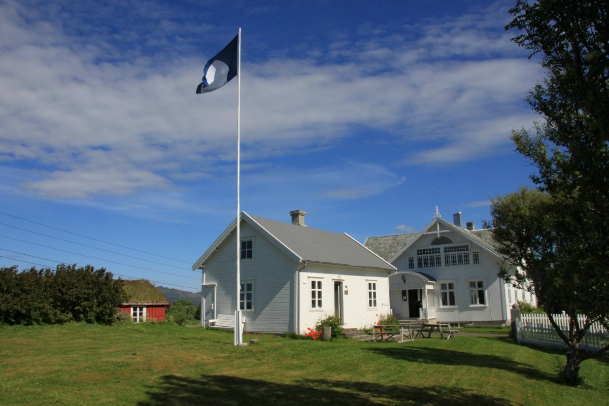 Et flott hus i jugendstil er blitt til Bø museum © Knut Hansvold