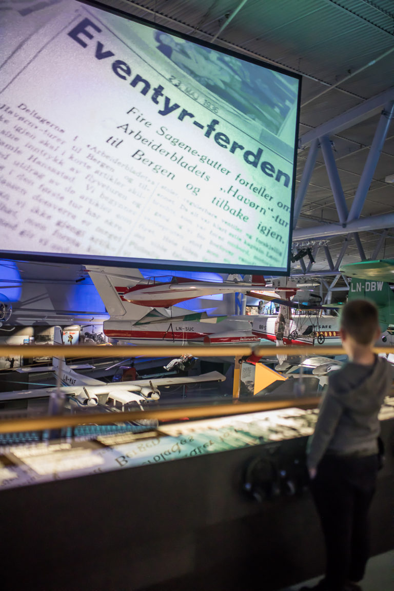 Luftfartsmuseet forteller om løst og fast fra hele vår flyhistorie © Kathrine Sørgård