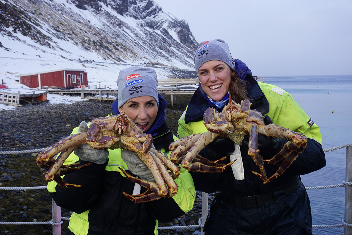 Two monsters (in the front, that is). They are cooked in salt water, and are the best lunch ever ©www.71-nord.no