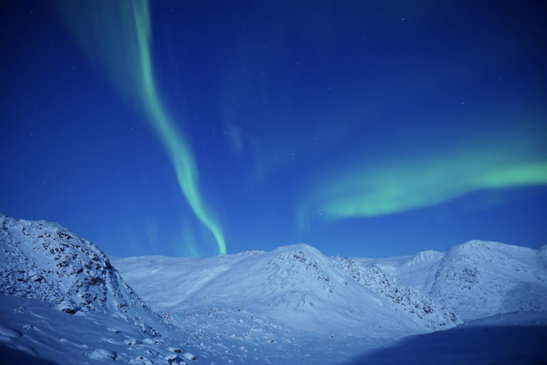 Blue winter landscapes at the Southern side fo the Magerøya Island ©www.71-nord.no