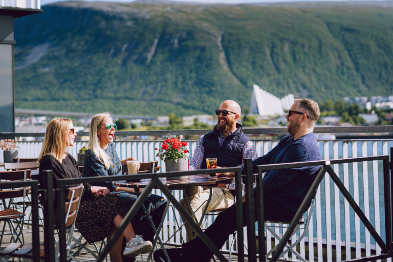 Venner på Du Verden i Tromsø © Vegard Stien