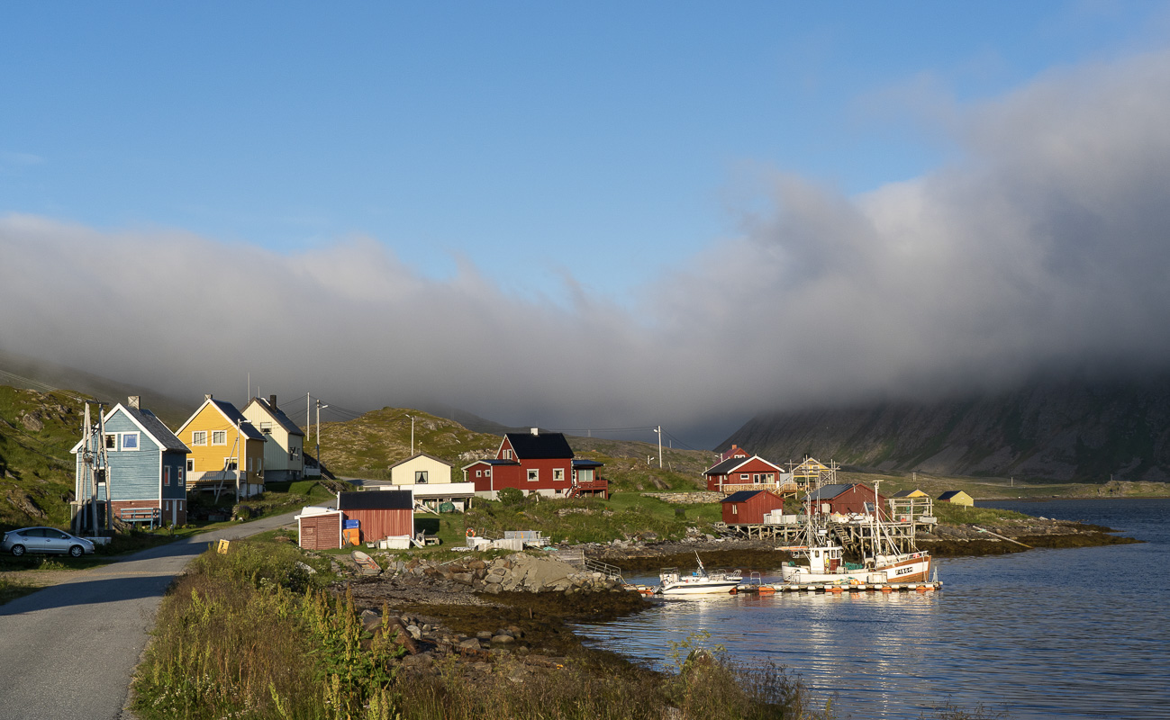 The hamlet of Gunnarnes on Rolvsøy Island was rebuilt after WWII © Frid-Jorunn Stabell/Statens vegvesen