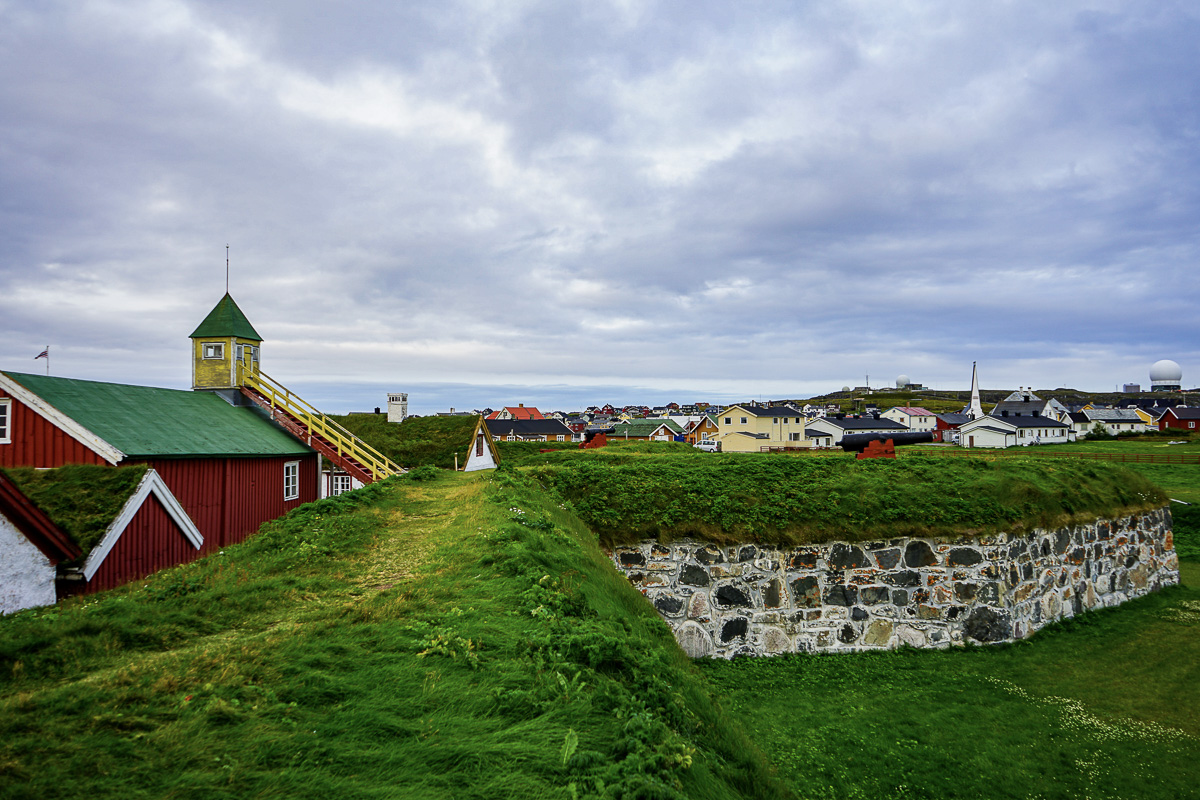 The fortress is low on the Vardøya Island © Katelin Pell