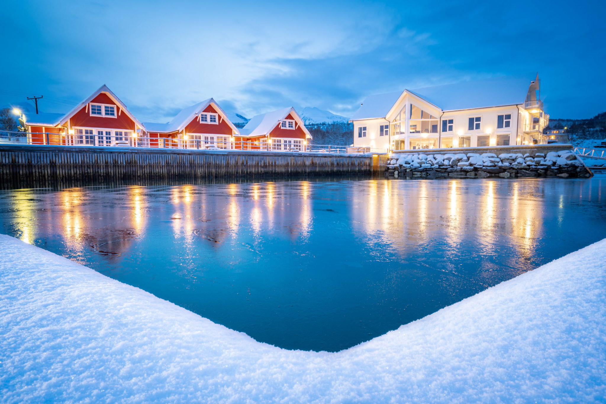 Is og snø på Senja © Senja Fjordhotel / David Sanchez Fernandez 