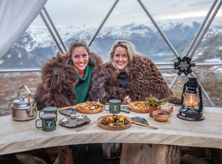 Arctic Dome at Trolltunga rewards you with good food upon arrival © Algirdas Zabitis