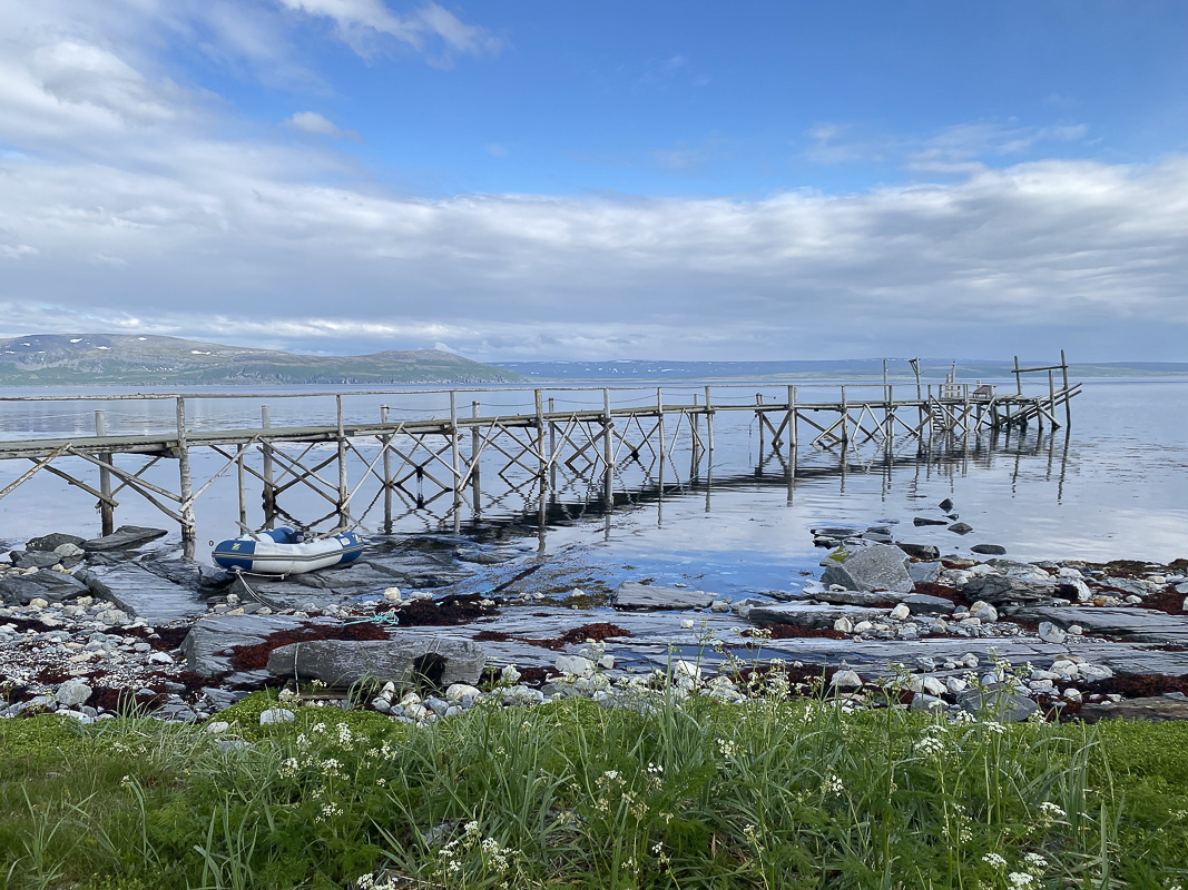The dock on Tamsøya Island © Tamsøya