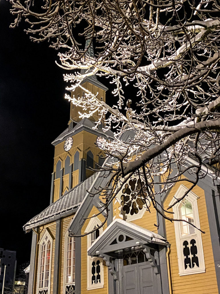 Tromsø's cathedral dressed for winter © Knut Hansvold