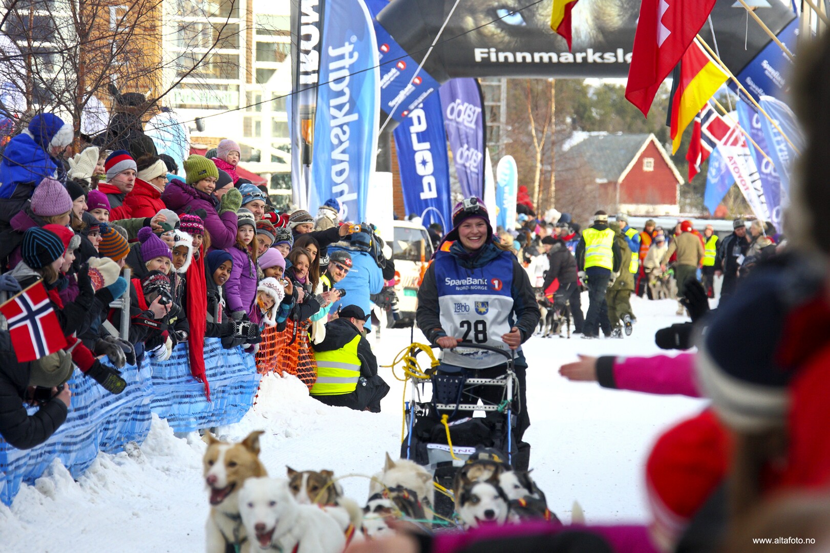 The Finnmark Dog Race has started © Vidar Hoel
