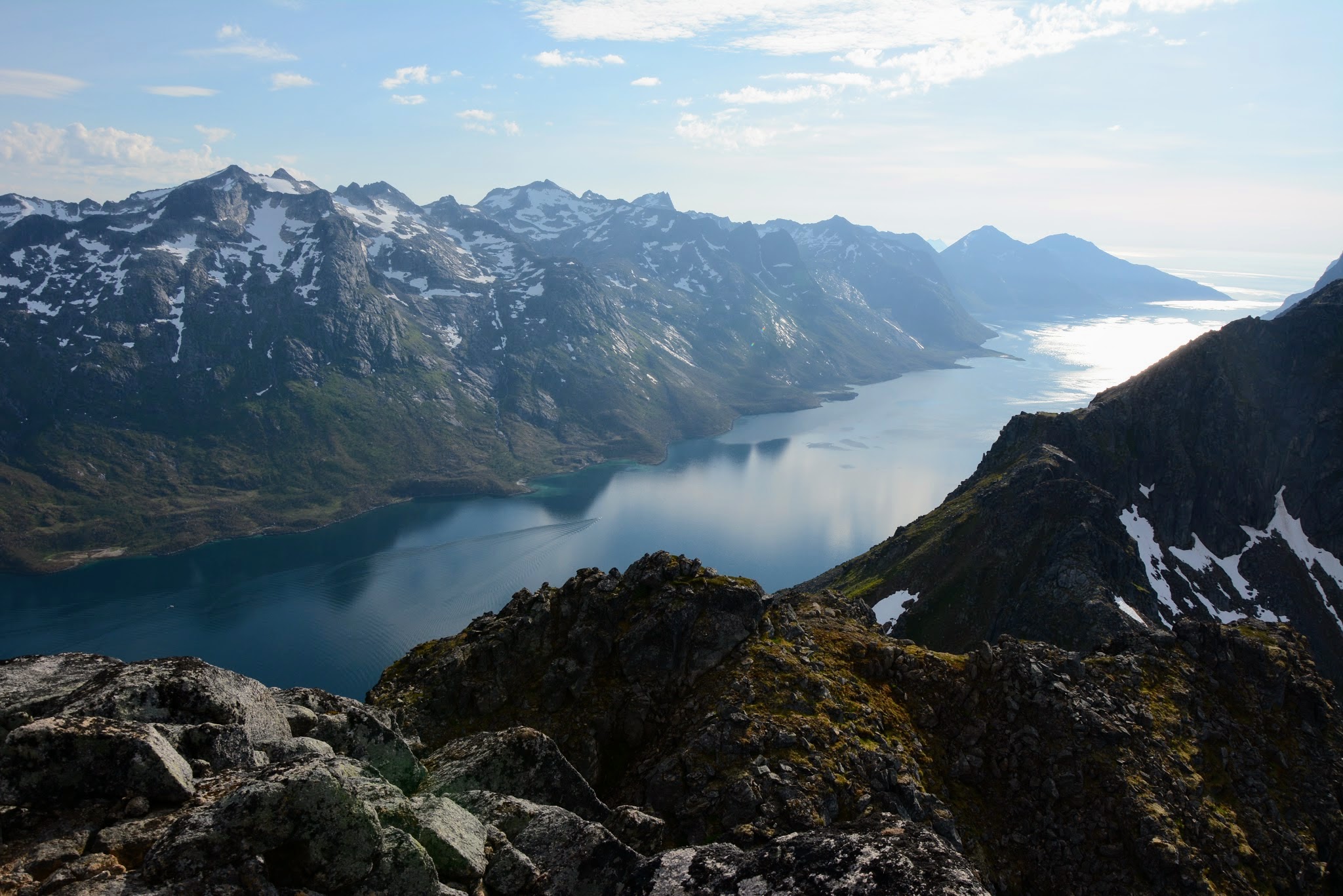View from Mount Buren towards the south-west a summer afternoon © Knut Hansvold