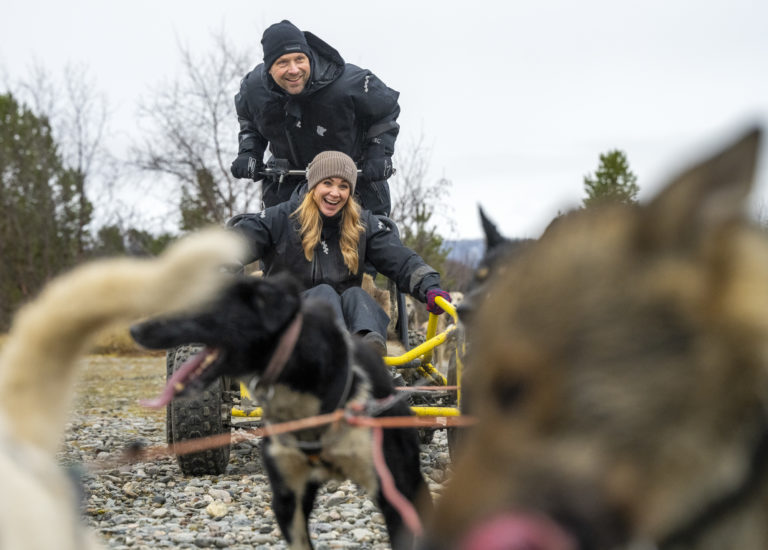 The best time to feel alive! Dogsledding on wheels in Alta © Rune Dahl