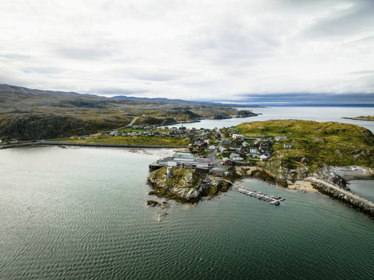 Bugøynes seen from the air © Vetle Sevild