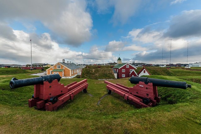 Guns at Vardøhus fortress © Bjarne Riesto, riesto.no / Statens vegvesen