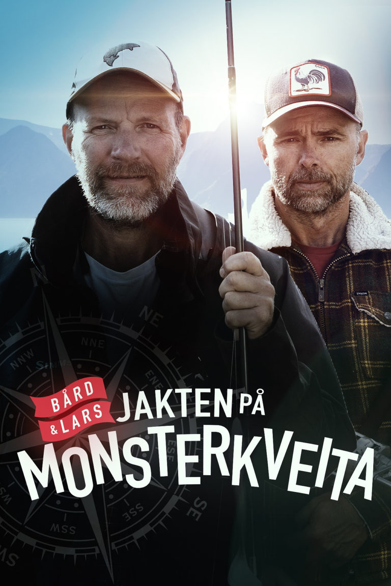 Bård Tufte Johansen (t.v) og  Lars Lenth drar til Sørøya i Finnmark for å jakte på monsterkveita. Foto: Viktor Mauren / Field Productions / NRK