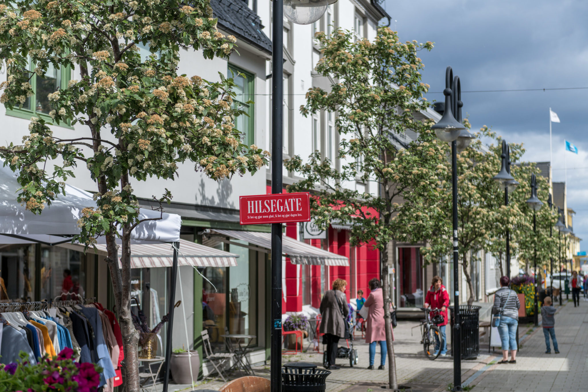 The street Rikard Kaarbøs gate with its varied architecture, dating a good 100 years back © Dag Roland/Visit Harstad