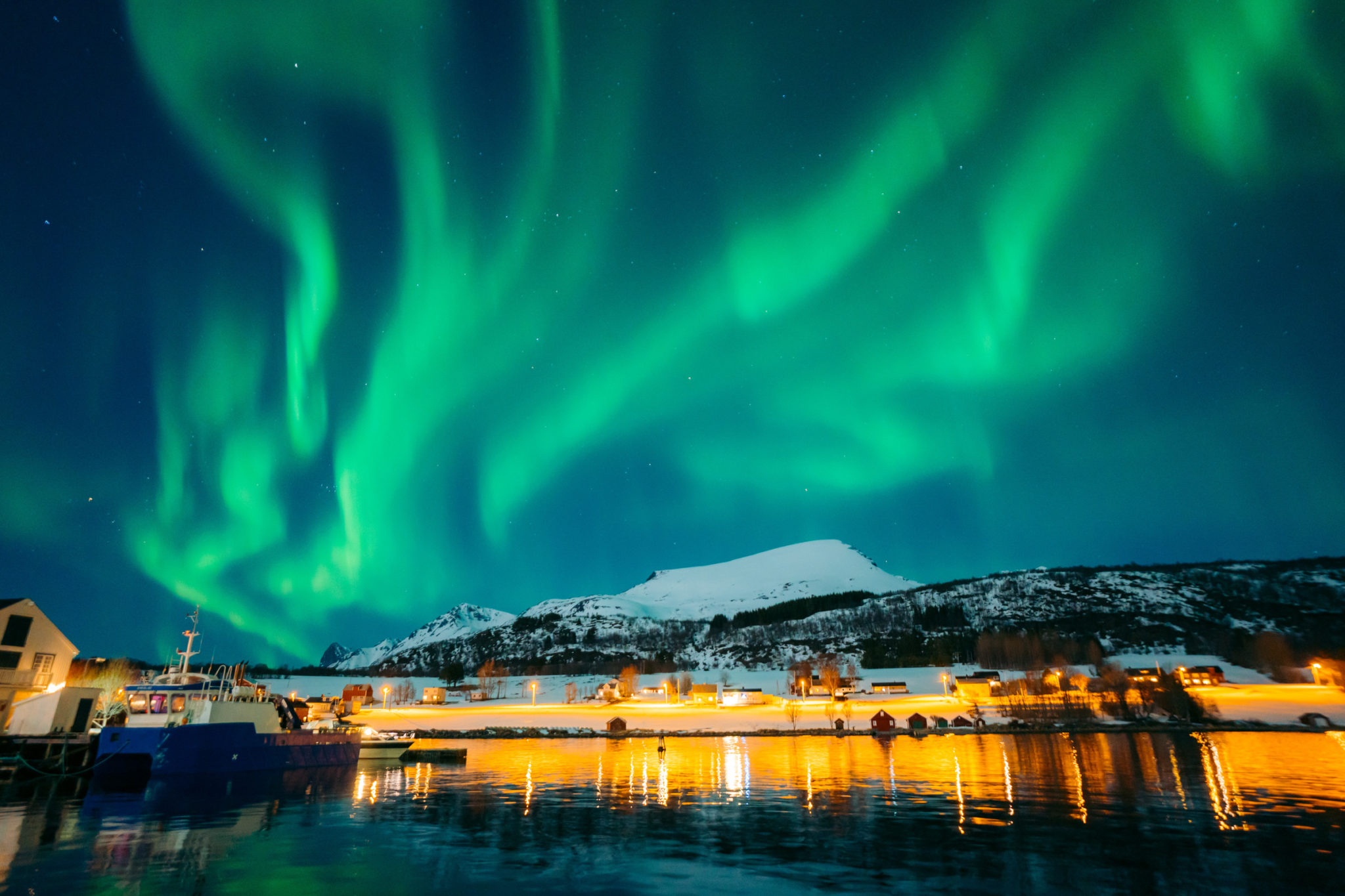 And then the Northern Lights turned up at Grytøya Island © Emmet Sparling / Seil Bifrost