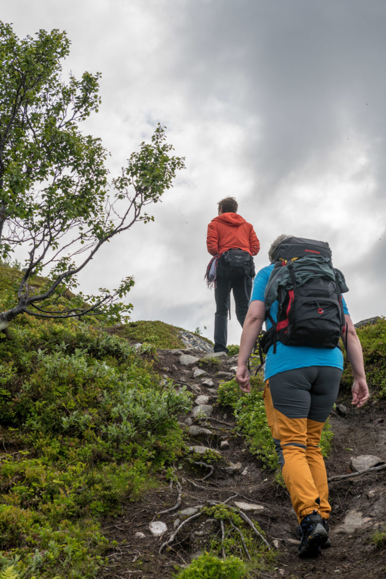 Heading up. There are lots of hills near Harstad, so your thighs will be alive © Dag Roland