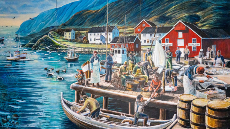 At the dock in Skrolsvik © Dag Arild Larsen / MIdt-Troms museum