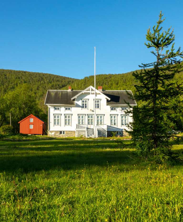 Lenvik museum in the old vicarage at Bjorelvnes near Finnsnes, Senja area © Dag Arild Larsen/Midt-Troms Museum