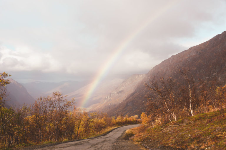 Regenbogen im Spätherbst ©Marie Nystad