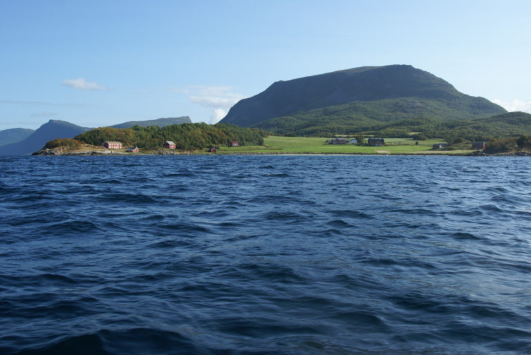 This is the way people would come to Elgsnes before any roads were built. The calm bay was a perfect landing for people sailing the coastal waterway © Tore Ruud / Elgsnes