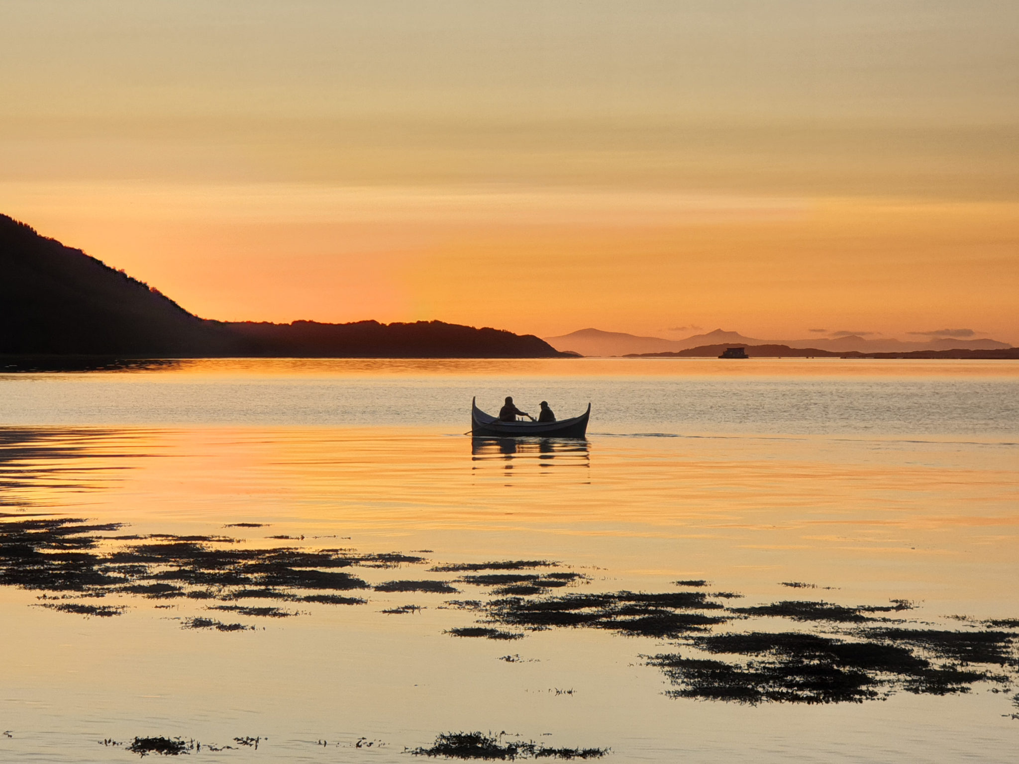 The traditional Nordland boat in the Toppsundet waterway off Elgsnes © Lars Børge Myklevold