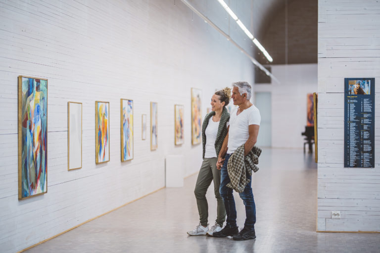 Adde Zetterquist kunstgalleri på Storjord. Foto: Karoline O. A. Pettersen / Bedriftsnettverket Saltdal