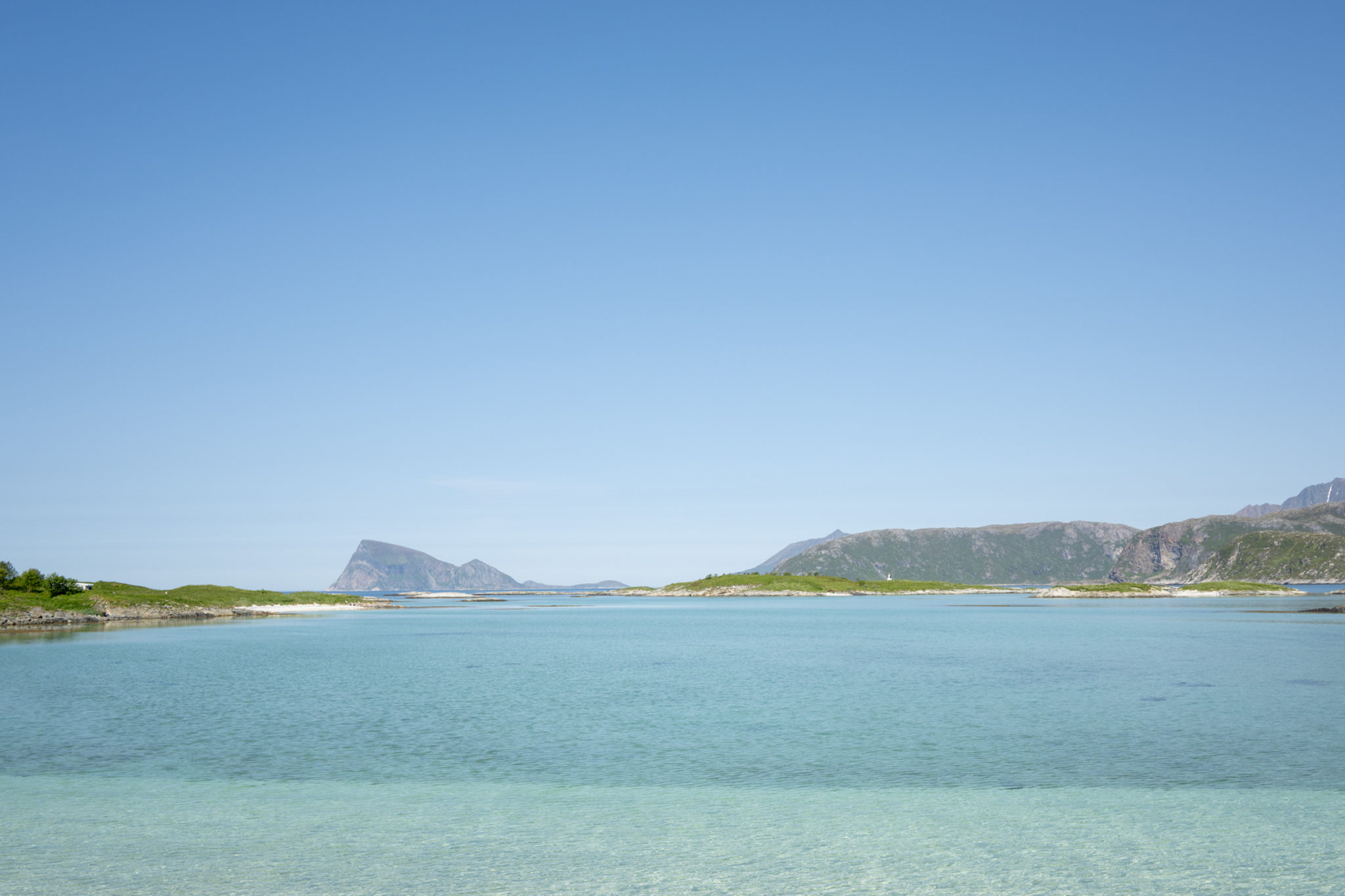 From Sommarøy looking north to the rocky island Håja, 486 metres high © Marie Nystad Helgesen