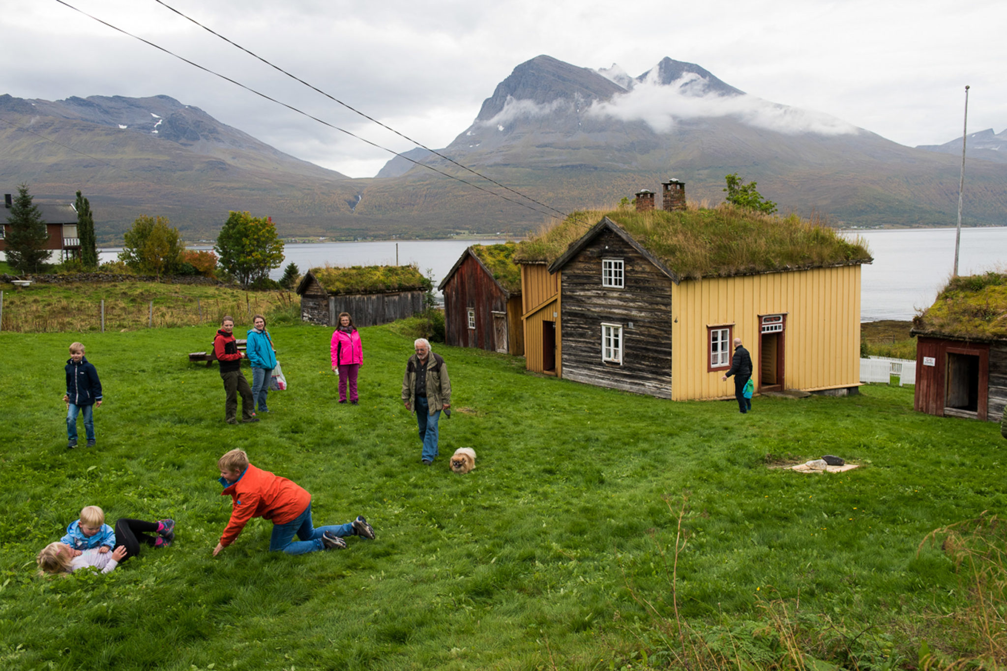 Occasionally, events are held at Straumen farm, offering a chance to step inside the houses © Mari Hildung/Perspektivet Museum