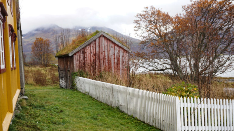 A garden sloping down towards the sea was a small status symbol in the 1800s. Straumen farm in the south of Kvaløya © Knut Hansvold