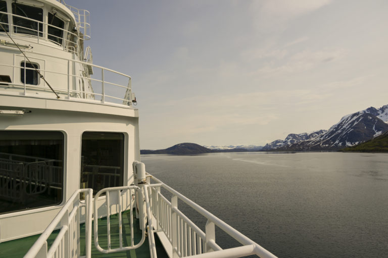 Aboard the ferry to Arnøya Island © Knut Hansvold