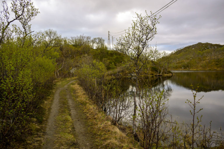 The trail to Engnes dates back to the construction period between 1942 and 1945 © Knut Hansvold