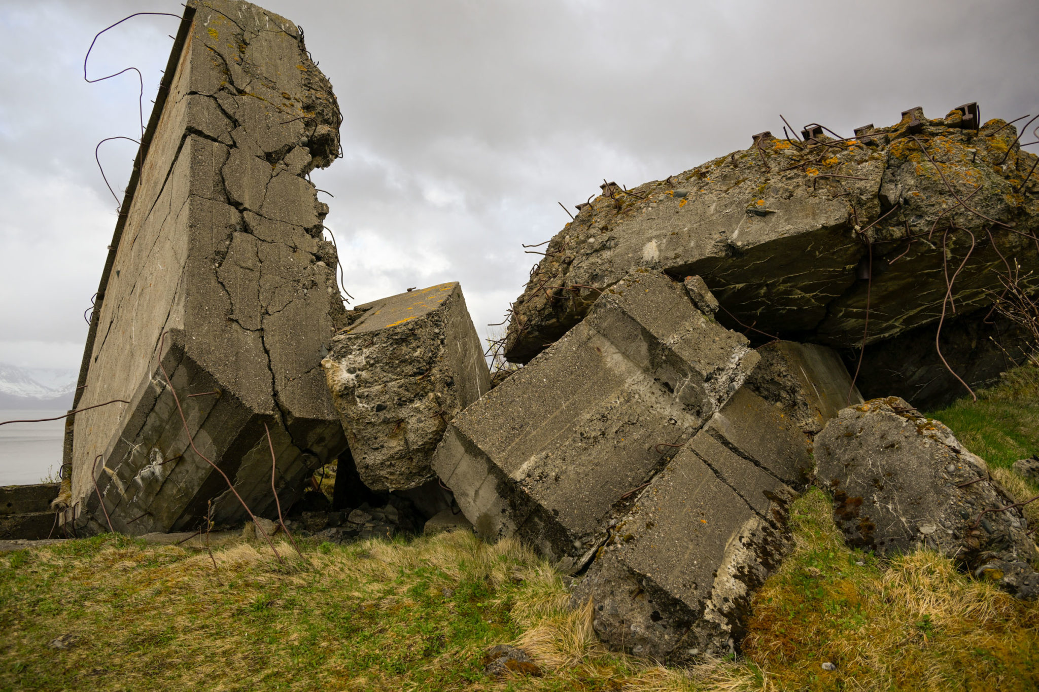 The facility was blown up in April 1945, when the German Wehrmacht withdrew from the area © Knut Hansvold