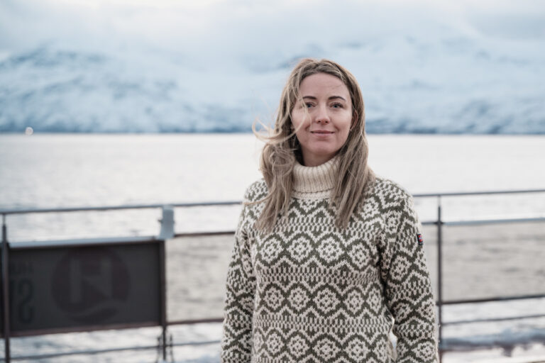 From Húsavík in Iceland, Agnes Árnadóttir leads Brim Explorer, breaking new ground in technology and sustainability. © Marie Nystad Helgesen