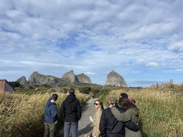 Dugnadsturisme der lokabefolkning og gjester møtes. Foto: Moa Björnson