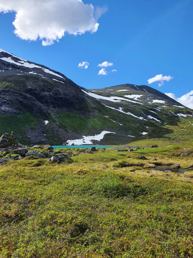 A turquoise glow of the lake in the early Summer sunshine © Marja Utela