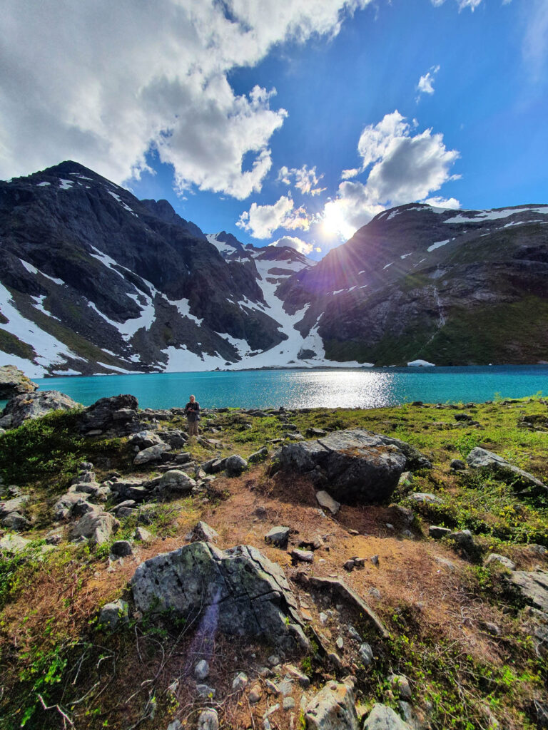 Rocks, scree and ice - Lake Isbuktvannet is rock hard geology © Marja Utela